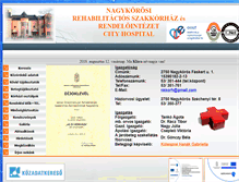 Tablet Screenshot of nkkorhaz.adatpark.hu